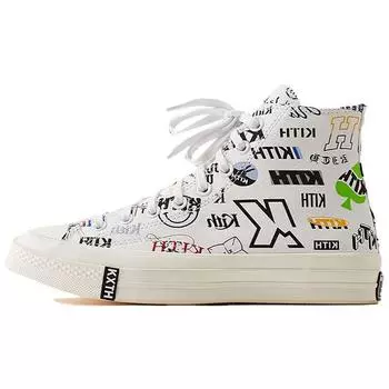 Converse Kith x Chuck 70 High 10th Anniversary — кроссовки унисекс белого образца Multi Egret X40552-CT219U-21S01 41