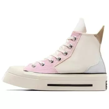 Кроссовки Converse Chuck 70 De Luxe Squared High Stardust Lilac Egret Unisex кремовые A07599C 36.5