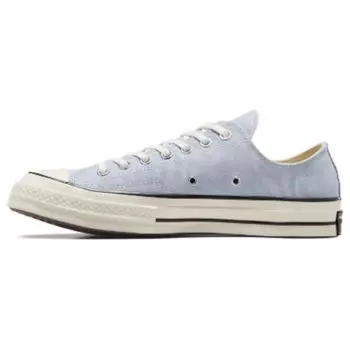 Converse Кроссовки Chuck 70 Low Cloudy Daze Grey Unisex, синие, цапля, черные, A06522C 40