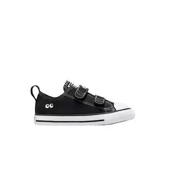 Converse Кроссовки Chuck Taylor All Star EasyOn Low TD Eyes для малышей, цвет черный, белый A10384C 22