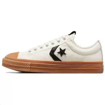 Converse Star Player 76 Low Egret Gum Honey Унисекс Кроссовки Белые Черные A09895C 37