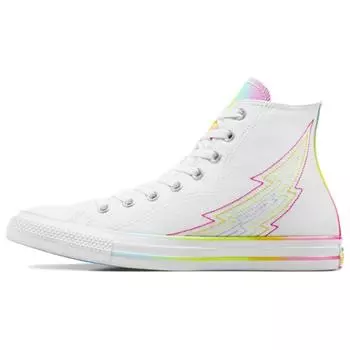 Converse Кроссовки унисекс Chuck Taylor All Star High Pride 2024 White Chaos-Fuschia A10216C 38