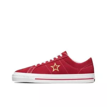 Converse Кроссовки унисекс One Star Pro Suede Low Varsity Red White Gold A06646C 41