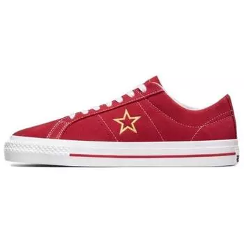 Converse Кроссовки унисекс One Star Pro Suede Low Varsity Red White Gold A06646C 44