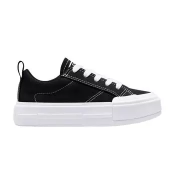 Converse Круизные низкие PS черные белые детские кроссовки A11449C
