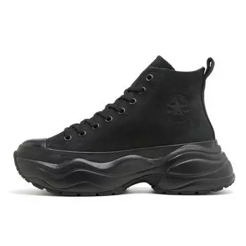 ConveRse Leather As R SuRgetRaineR Hi 31313140 Blackmono 225