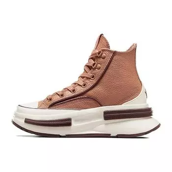 Converse Run Star Legacy CX Platform High Глиняный горшок Мужские кроссовки Коричневый Вечная Земля Белый A05423C 45