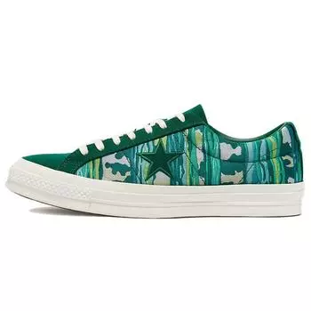 Converse One Star Low The Great Outdoors - Кроссовки унисекс Midnight Clover Green Multi Egret 170840C 36.5