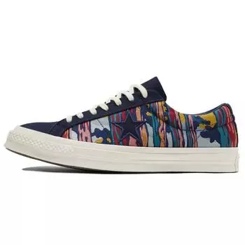 Converse One Star Low The Great Outdoors - Кроссовки унисекс Midnight Navy Blue Multi Egret 170839C 37