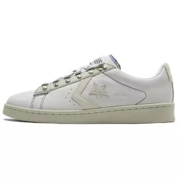Converse PgLang x Pro Leather Low programкожаные кроссовки унисекс Белый Парово-Серый A00692C 38.5