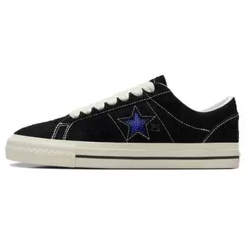 Converse Quartersnacks x One Star Pro Low черные мужские кроссовки Egret Hyper-Blue A09555C 42.5