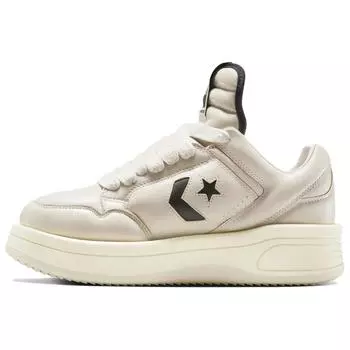 Converse Rick Owens x DRKSHDW TURBOWPN Low Pelican Унисекс Кроссовки Кремовый Черный Облачно-Кремовый A12062C 42