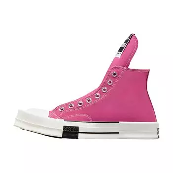 Converse Rick Owens x TURBODRK Chuck 70 Кроссовки унисекс без шнурков с цветком кактуса Pink Egret Natural-Ivory A05685C 42.5