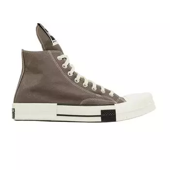 Converse Rick Owens x TURBODRK Chuck 70 Кроссовки унисекс без шнурков с железом Brown Egret Natural-Ivory A03938C 36.5