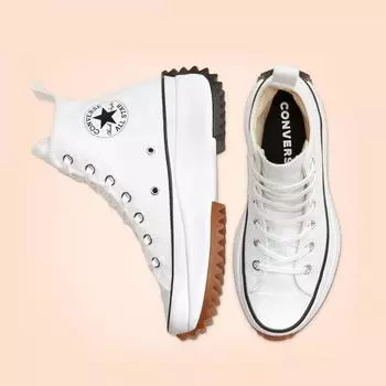 Converse Run Star Hike High БЕЛЫЙ ЧЕРНЫЙ РЕЗИНКА 220