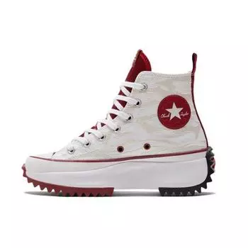 Converse Run Star Hike High Chinese New Year — красные кроссовки унисекс White University Back-Alley-Brick 173125C 36