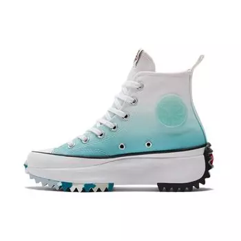 Converse Run Star Hike High Chinese New Year - Кроссовки унисекс мыто-бирюзового цвета, белый университетский красный 173124C 35