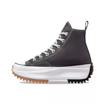 Converse Run Star Hike High Iron Серые кроссовки унисекс белые A03703C 47.5