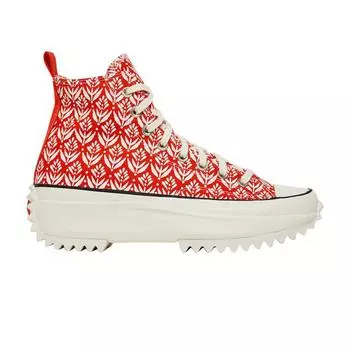 Converse Run Star Hike High Summer Spirit - Яркие мужские кроссовки Poppy Red Egret Black 171922C 35