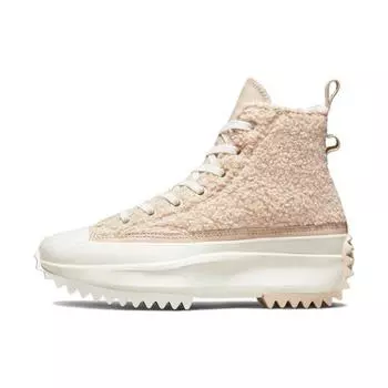 Converse Run Star Hike Platform High Sherpa - Кроссовки унисекс Farro Pink Egret A04258C 44.5
