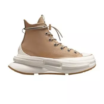 Кроссовки Converse Run Star Legacy CX High Nomad Khaki Unisex коричневые овсяно-молочные Egret A05054C 46