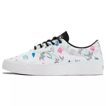Converse Skid Grip CVO Archive Print — Кроссовки унисекс белые цвета зеленого цвета Черный 170724C 36