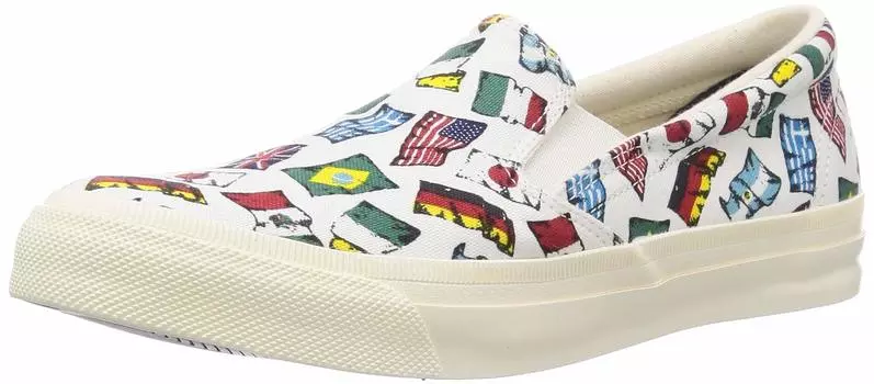 Converse Skid Grip Флаг США Размер см Слипоны, Белый, 24.5 белый