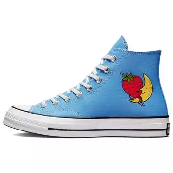 Converse Sky High Farm Workwear x Chuck 70 High Strawberry Moon - Университетские синие кроссовки унисекс Multi White A03327C 39