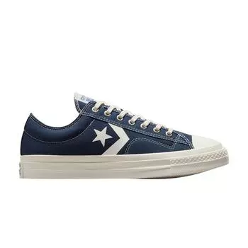 Converse Star Player 76 Low Navy Vintage Белые кроссовки унисекс Синие A08540C 35.5