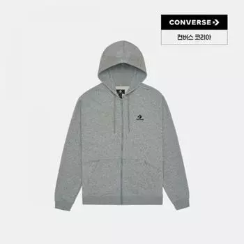 Converse Толстовка Go 2 с вышитым шевроном и звездой, стандартная посадка, на молнии 10023871 A02 90