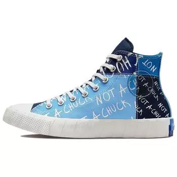 Converse UNT1TL3D High Not A Chuck — Кроссовки унисекс синие университетские Midnight-Navy 172573C 35