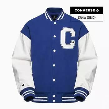 Converse Утепленная куртка Varsity C, синяя 10027241 A04 90