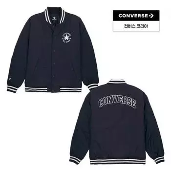 Converse Varsity Graphic Bomber Jacket Converse Black 10026976 A01 105