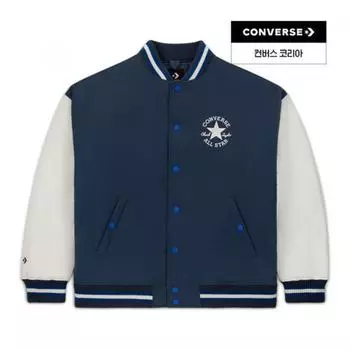 Converse Varsity Graphic Bomber Jacket Navy 10026976 A02 95