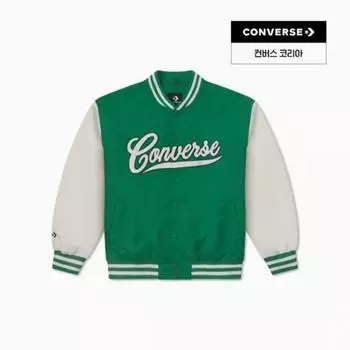 Converse Vintage Varsity Jacket Converse Green 10026912 A02 75