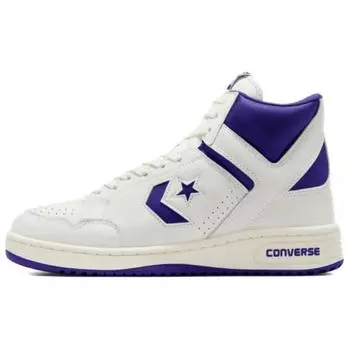 Converse Weapon Mid Vintage White Court Purple Unisex Sneakers A11211C 42
