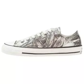Converse Женские кеды Chuck Taylor All Star Low Satin Floral Черный Дельфин Экрю 559864C 36