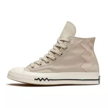 Converse Женские кроссовки Chuck 70 High Papyrus Tan Egret 566136C