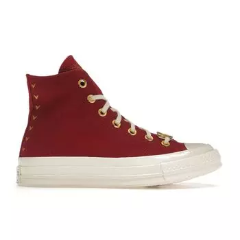 Converse Женские кроссовки Chuck 70 High Valentines Day 2023 Red Back-Alley-Brick A03931C 36
