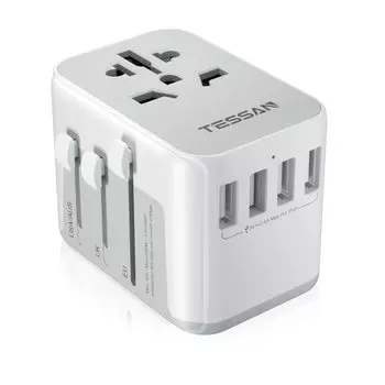 Conversion Overseas Outlet Multi Conversion Power Conversion For Overseas 4 USB Compatible with All Compatible with South Europe and other countries