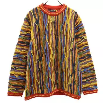 COOGI Made in Australia Overall handle Long sleeve 3D knit sweater Men s Used