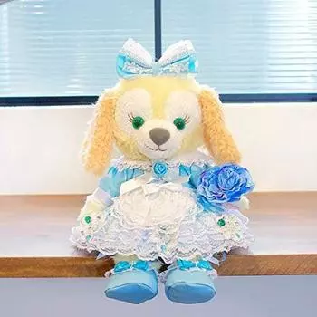 Cookie Anne Blue Dress Costume Single Item Stuffed Toy Sold Separately For Plush S Size Clothes Rose Corsage Straw Hat Original Design Goods Clothes