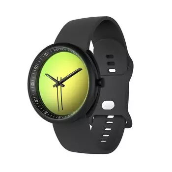 Cool Arm Magic Mirror Силиконовые черные мужские часы, часы, унисекс, водонепроницаемые, ремешок,