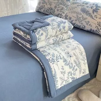 Cool Blanket двухслойное марлевое летнее одеяло с кондиционером, комплект из четырех летних одеял, можно стирать в стиральной машине 150x200 1pcs