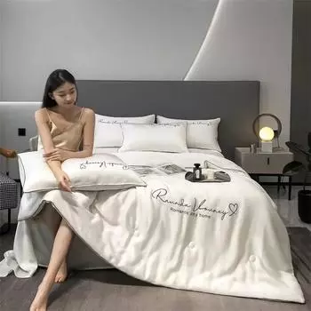 Прохладное одеяло. Гладкий кондиционер. Удобное и легкое летнее одеяло. Двустороннее ледяное одеяло. Удобная ткань. Ледяная прохлада. Only 2pc pillowcases