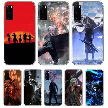 Cool Devil Game Phone Case For Samsung Galaxy S9 S10 Plus S10E S20FE A71 A51 A21S Clear Silicone Transparent Phone Cover Galaxy S8 plus