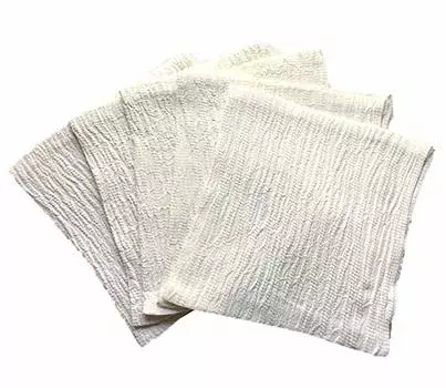 Cool Hot Silk Added A Slight Luxury Silk Rayon Dust Bag Type Made in Japan in Gunma 5 Pieces White & & (Manufactured Prefecture)