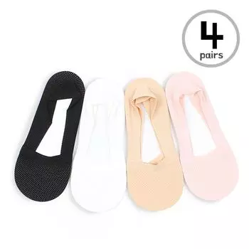 Cool Mesh Нескользящие женские носки без покрытия для ног YN14 23cm - 25cm