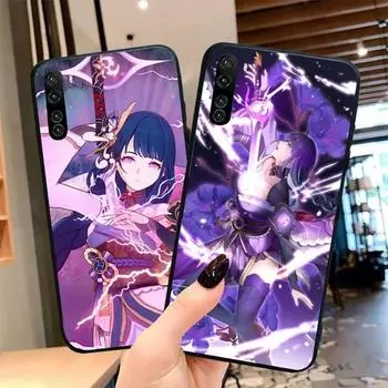 Cool Raiden Shogun Baal Phone Case For OPPO Find X5 X3 X2 A93 Reno 8 7 Pro A74 A72 A53 Soft Black Phone Cover OPPO Find X5