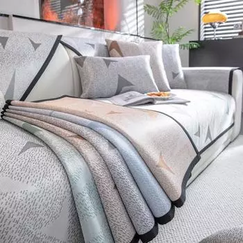 Cool Sofa Cushion Summer Sofa Cushion Cloth Cool Breathable Sofa Cover Non-Slip Sofa Cover Cloth Blanket 50*70cm